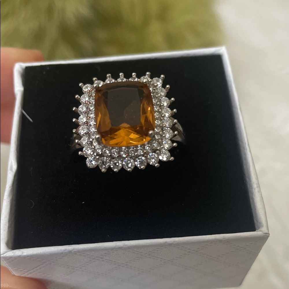 Sterling Silver large cocktail Women's Ring - Picture 11 of 17